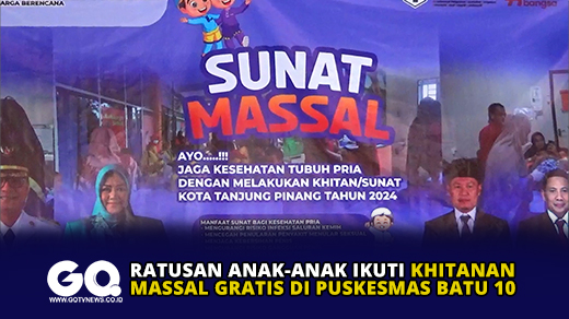 Ratusan Anak-Anak Ikuti Khitanan Massal Gratis di Puskesmas Batu 10