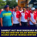 Sambut HUT Bhayangkara ke-78, Polres Bintan Gelar Berbagai Acara untuk Warga Bintan