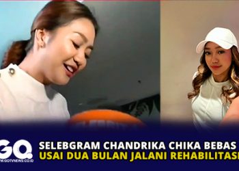Selebgram Chandrika Chika Bebas Usai Dua Bulan Jalani Rehabilitasi
