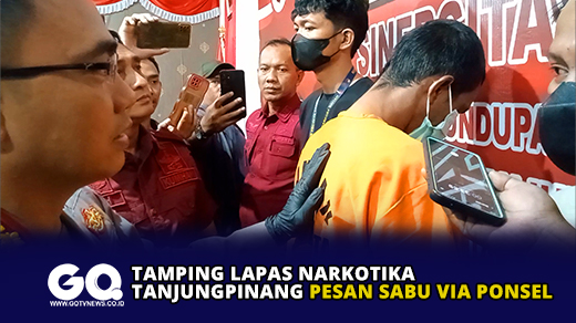 Tamping Lapas Narkotika Tanjungpinang Pesan Sabu Via Ponsel