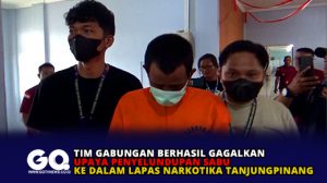 Tim Gabungan Berhasil Gagalkan Upaya Penyelundupan Sabu ke dalam Lapas Narkotika Tanjungpinang