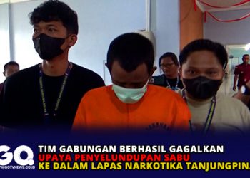Tim Gabungan Berhasil Gagalkan Upaya Penyelundupan Sabu ke dalam Lapas Narkotika Tanjungpinang