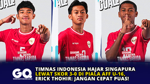 Timnas Indonesia Hajar Singapura lewat skor 3-0 di Piala AFF U-16, Erick Thohir: Jangan Cepat Puas!