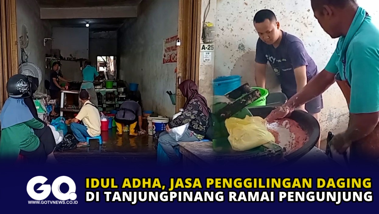 Idul Adha, Jasa Penggilingan Daging di Tanjungpinang Ramai Pengunjung