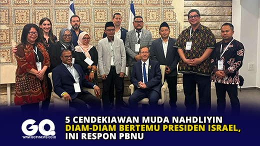5 Cendekiawan Muda Nahdliyin Diam-Diam Bertemu Presiden Israel, Ini Respon PBNU