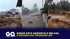 Banjir Kota Gorontalo Meluas, 6 Kecamatan Terendam Air
