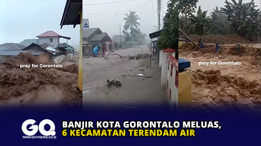 Banjir Kota Gorontalo Meluas, 6 Kecamatan Terendam Air