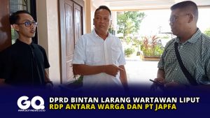 DPRD Bintan Larang Wartawan Liput RDP Antara Warga dan PT Japfa