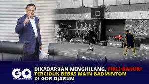 Dikabarkan Menghilang, Firli Bahuri Terciduk Bebas Main Badminton di GOR Djarum
