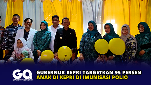 Gubernur Kepri Targetkan 95 Persen Anak di Kepri di Imunisasi Polio