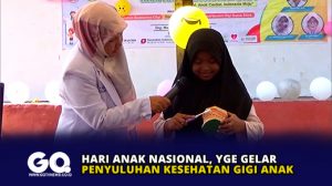 Hari Anak Nasional, YGE Gelar Penyuluhan Kesehatan Gigi Anak