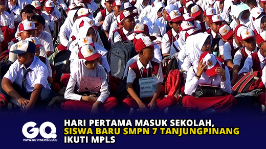 Hari Pertama Masuk Sekolah, Siswa Baru SMPN 7 Tanjungpinang Ikuti Masa Pengenalan