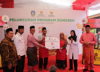 Peluncuran Program ZChicken BAZNAS Provinsi Kepulauan Riau.
