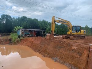 Warga Protes Pembangunan Box Culvert di Jalan Aisyah Tanjungpinang