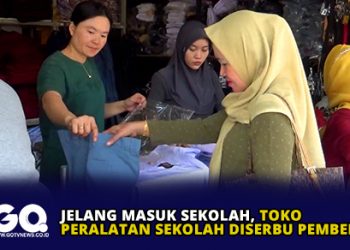 Jelang Masuk Sekolah, Toko Peralatan Sekolah Diserbu Pembeli