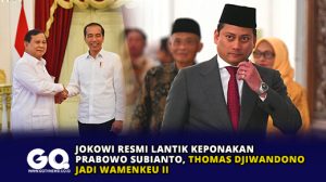 Jokowi Resmi Lantik Keponakan Prabowo Subianto, Thomas Djiwandono jadi Wamenkeu II