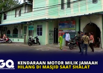 Kendaraan Motor Milik Jamaah Hilang di Masjid Saat Shalat