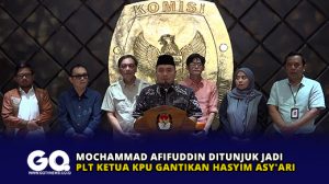 Mochammad Afifuddin Ditunjuk Jadi Plt Ketua KPU Gantikan Hasyim Asy’ari