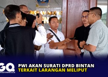 PWI Akan Surati DPRD Bintan Terkait Larangan Meliput