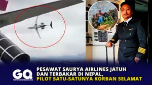 Pesawat Saurya Airlines Jatuh dan Terbakar di Nepal, Pilot Satu-satunya Korban Selamat