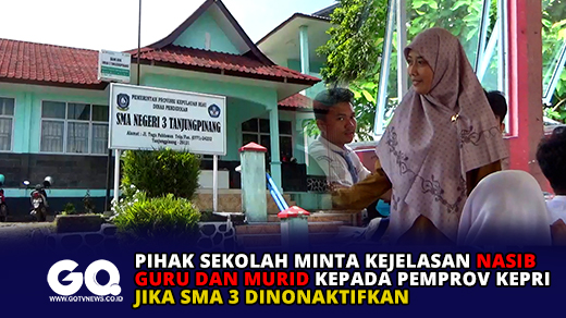 Pihak Sekolah Minta Kejelasan Nasib Guru dan Murid Kepada Pemprov Kepri Jika SMA 3 di Nonaktifkan