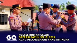 Polres Bintan Gelar Operasi Patuh Seligi 2024, Ada 7 Pelanggaran yang Ditindak