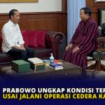 Prabowo Ungkap Kondisi Terkini Usai Jalani Operasi Cedera Kaki Kiri