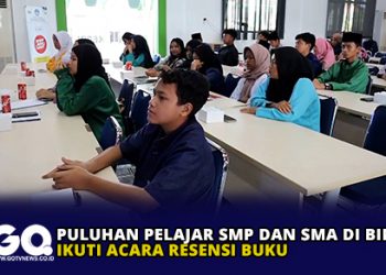 Puluhan Pelajar SMP dan SMA di Bintan Ikuti Acara Resensi Buku