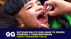 Ratusan Balita dan Anak TK Negeri Pembina II Tanjungpinang Dapat Imunisasi Polio