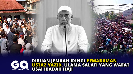 Ribuan Jemaah Iringi Pemakaman Ustaz Yazid, Ulama Salafi yang Wafat usai Ibadah Haji