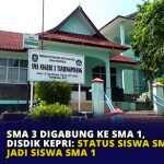 SMA 3 Digabung ke SMA 1, Disdik Kepri: Status Siswa SMA 3 Jadi Siswa SMA 1