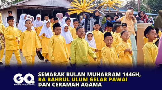 Semarak Bulan Muharram 1446, RA Bahrul Ulum Gelar Pawai dan Ceramah Agama