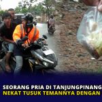 Seorang Pria di Tanjungpinang Nekat Tusuk Temannya dengan Gunting