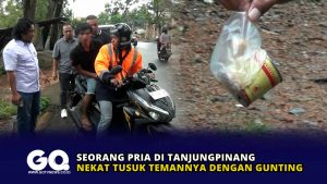 Seorang Pria di Tanjungpinang Nekat Tusuk Temannya dengan Gunting
