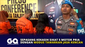 Sepasang Kekasih Sikat 5 Motor Pria dengan Modus Tawarkan Jasa Kencan