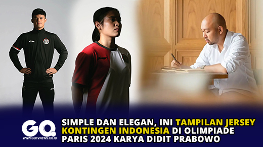 Simple dan Elegan, Ini Tampilan Jersey Kontingen Indonesia di Olimpiade Paris 2024 Karya Didit Prabowo