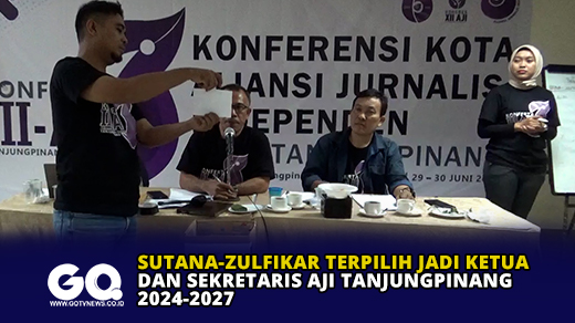 Sutana-Zulfikar Terpilih Jadi Ketua dan Sekretaris AJI Tanjungpinang 2024-2027