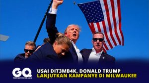 Usai Ditembak, Donald Trump Lanjutkan Kampanye di Milwaukee