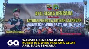 Waspada Bencana Alam, Korem 033 WP Gelar Apel Siaga Bencana