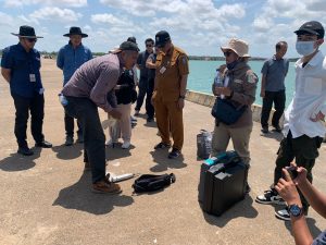 Penyidik Polda dan BPK Kepri Cek Kondisi Pelabuhan Tanjung Moco