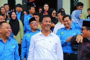 Antusias Mahasiswa STAIN Sultan Abdurrahman Sambut Kedatangan Muhammad Rudi