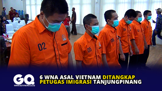 6 WNA Asal Vietnam Ditangkap Petugas Imigrasi Tanjungpinang
