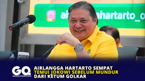 Airlangga Hartarto Sempat Temui Jokowi Sebelum Mundur dari Ketum Golkar
