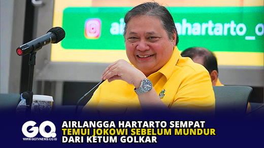 Airlangga Hartarto Sempat Temui Jokowi Sebelum Mundur dari Ketum Golkar