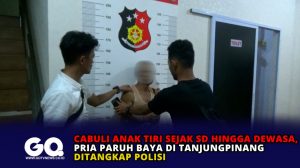 Cabuli Anak Tiri Sejak SD Hingga Dewasa, Pria Paruh Baya di Tanjungpinang Ditangkap Polisi