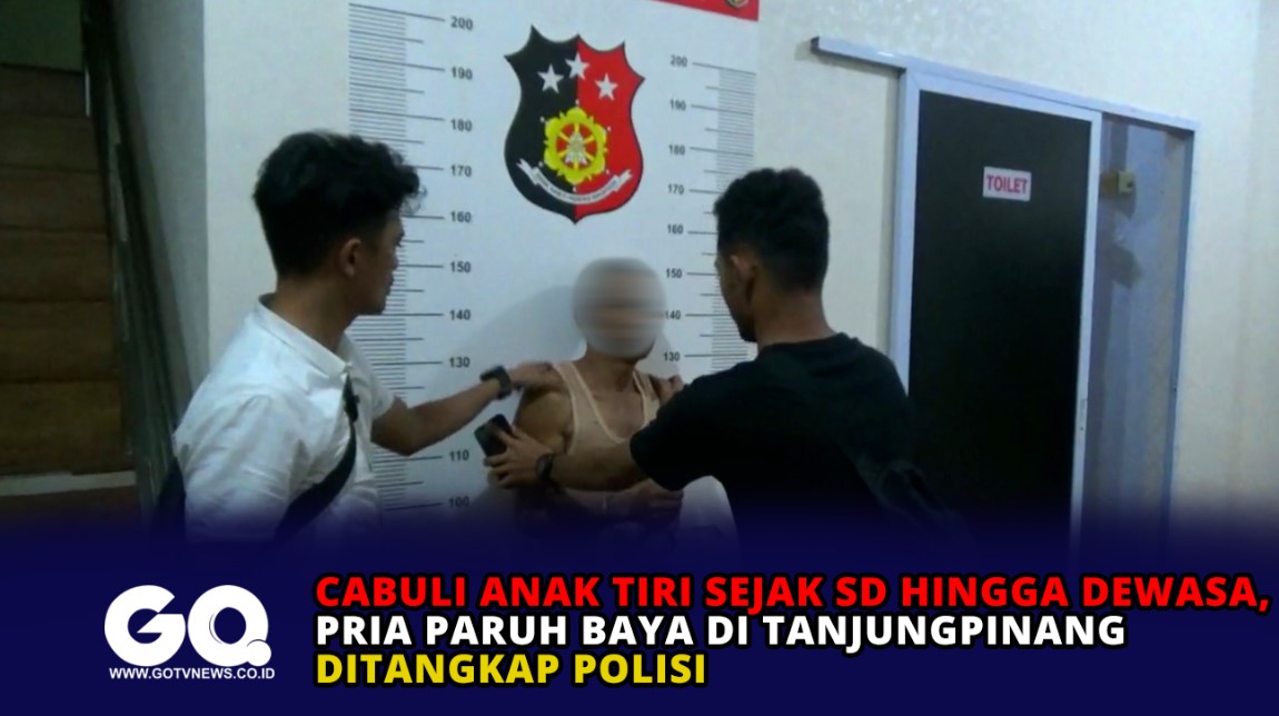 Cabuli Anak Tiri Sejak SD Hingga Dewasa, Pria Paruh Baya di Tanjungpinang Ditangkap Polisi