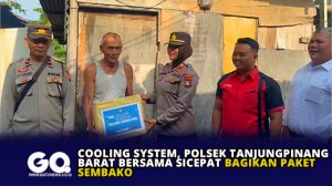 Cooling System, Polsek Tanjungpinang Barat Bersama Sicepat Bagikan Paket Sembako