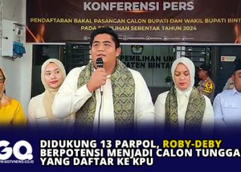 Didukung 13 Parpol, Roby-Deby Berpotensi Menjadi Calon Tunggal yang Daftar ke KPU