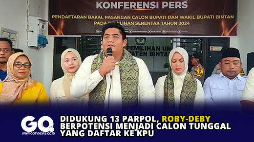 Didukung 13 Parpol, Roby-Deby Berpotensi Menjadi Calon Tunggal yang Daftar ke KPU