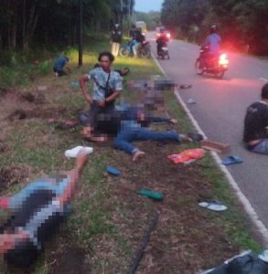 Mobil Pick Up Angkut 14 Orang Alami Kecelakaan di Bintan, Dua Orang Meninggal Dunia